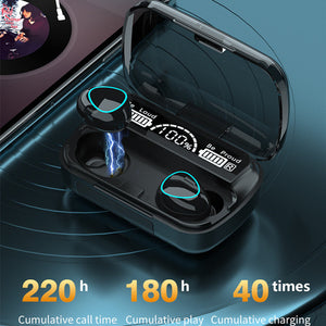 Wireless Headphones Waterproof Charging Box